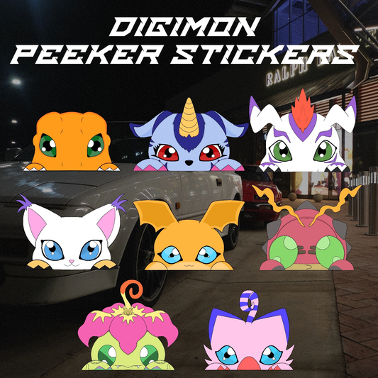 Digimon Peeker Stickers